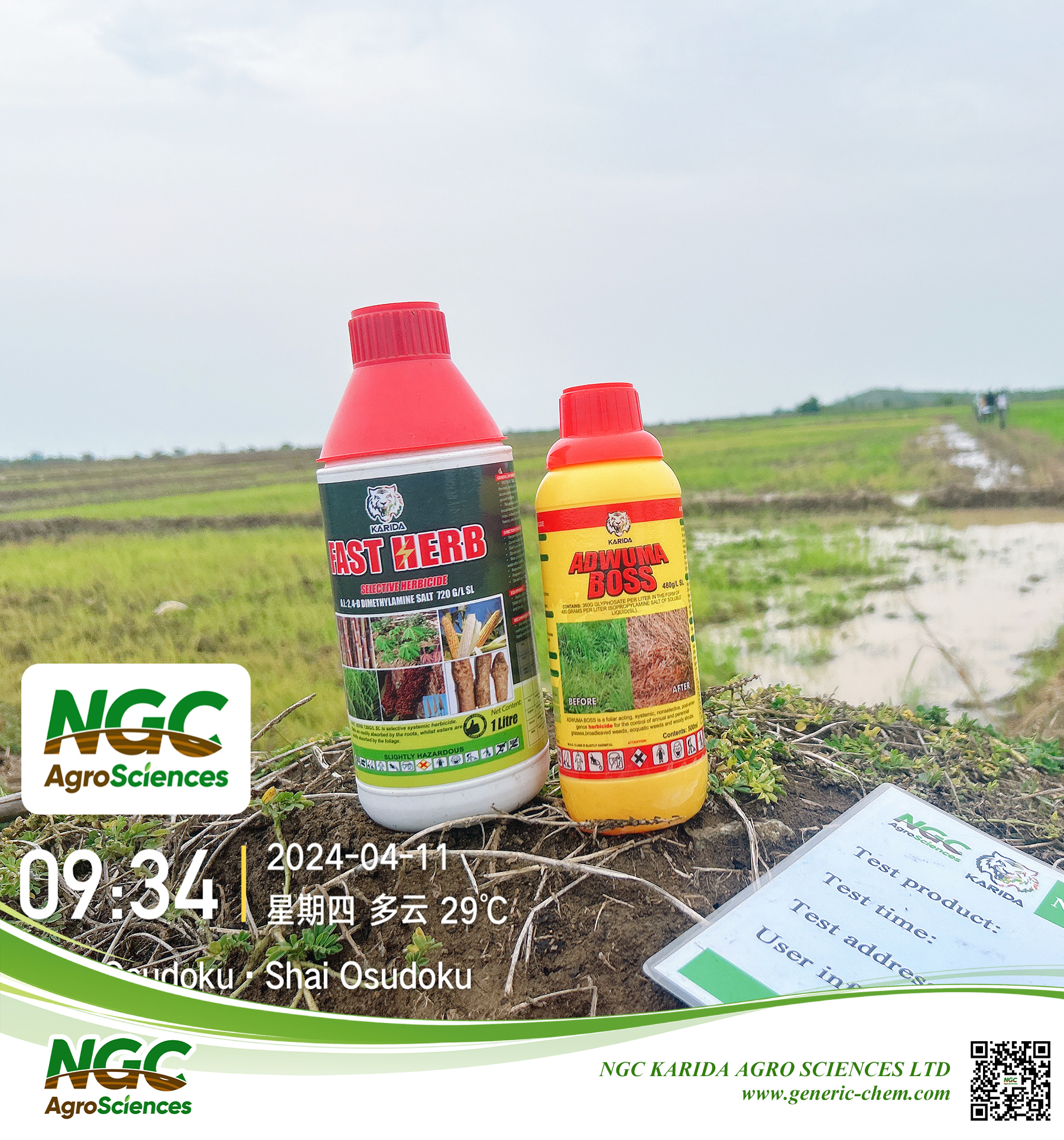 Advancing technology advancements in the Ghanaian market to control weeds in the fields.